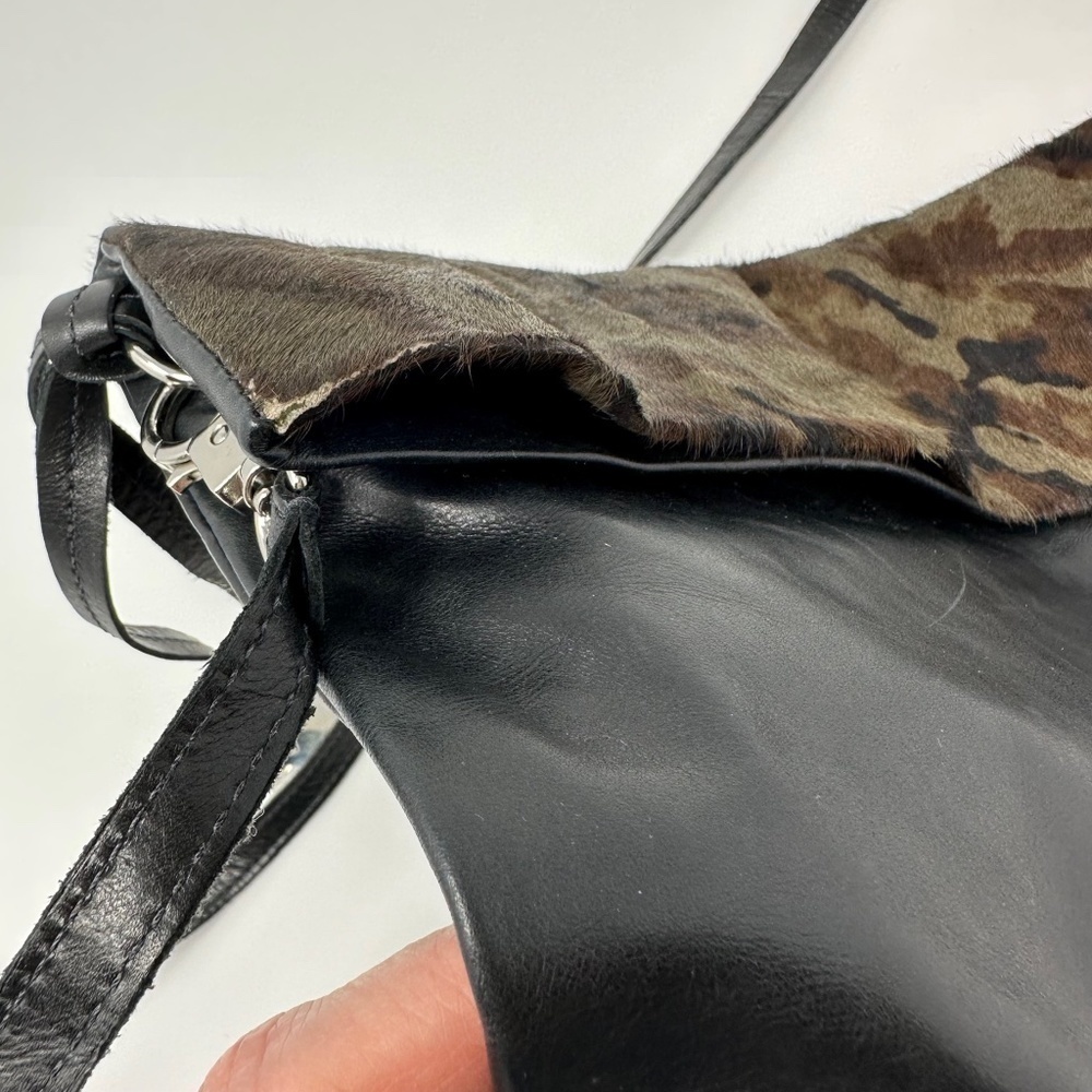 RUDSAK Crossbody/Clutch Leather w/Camo Ponyskin Bag - Picture 5 of 7